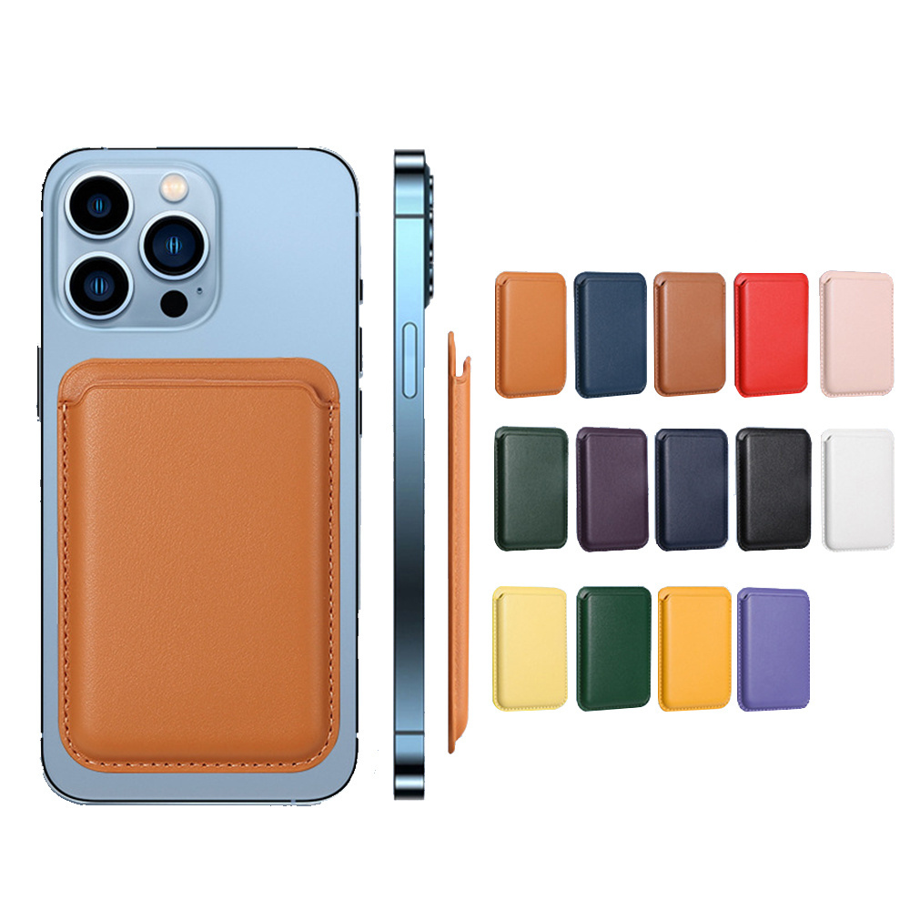 Detachable PU Leather Magnet Wallet Phone Case Card Holder Custom Magnetic Wallet for iPhone 14 15 16  Pro Max