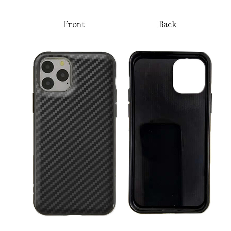 New Protective Slim Fit Mobile Cover Carbon Fiber Phone Case Shockproof TPU Cell Phone Cases for iPhone 12 Pro 14 13 Pro Max 11