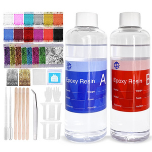 Epoxy Resin Kit Coating for River Table Tops Art Casting Resin Jewelry Projects DIY Tumbler Crafts Molds Easy Mix 1:1 Ratio