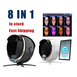 In stock 3d AI face facial skin analyzer skin analysis machine 3d skin analyzer with factory price