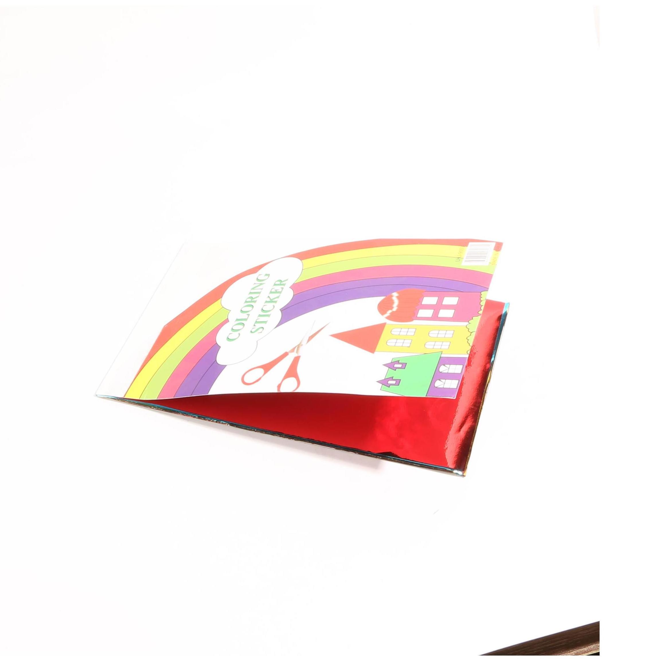 wholesale multicolor glossy sticker cardstock 28*19.7 color paper custom craft paper for kids