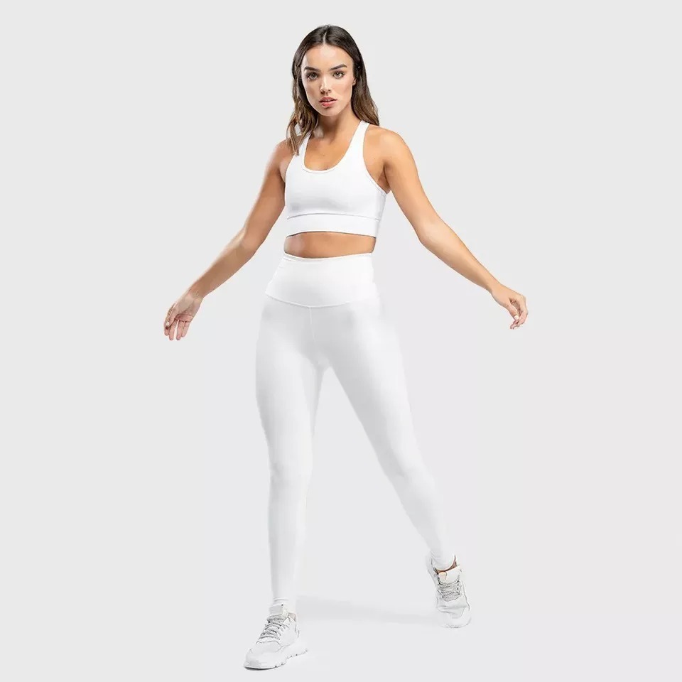 Fitness Yoga Set Women Seamless Plus Size Gym Wear Scrunch Butt Leggings and Sports Bra Set Women Clothing Wholesale