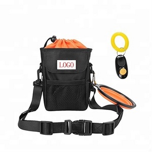 Waterproof Pet Dog Treat Training Pouch Bag with Waist Belt Shoulder Strap& Collapsible Dog Bowl