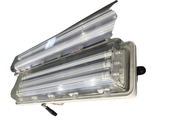 ATEX Explosion Proof Fluorescent Light 1*18W/2*18W/3*18W/1*36W/2*36W IP66 LED Linear Tube Light with 3 Hours Emergency Battery