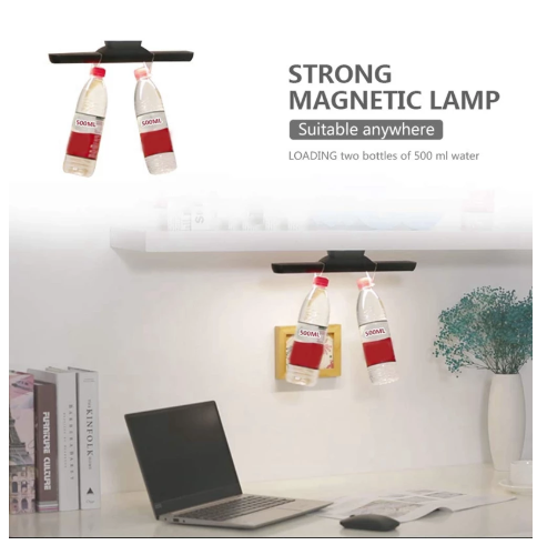 Desk Lamp Hanging Magnetic Led Table Lamp Chargeable Stepless Dimming Cabinet Night Light For Closet Wardrobe