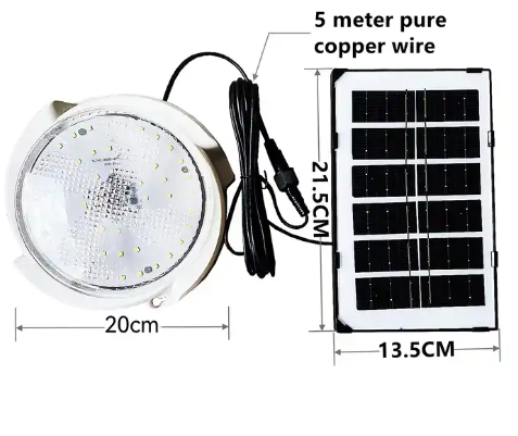 Solar Ceiling Lights Indoor Outdoor Home,Solar Shed Light Cool/warm White Solar Barn Light For Yard,Patio,Shop,Porch