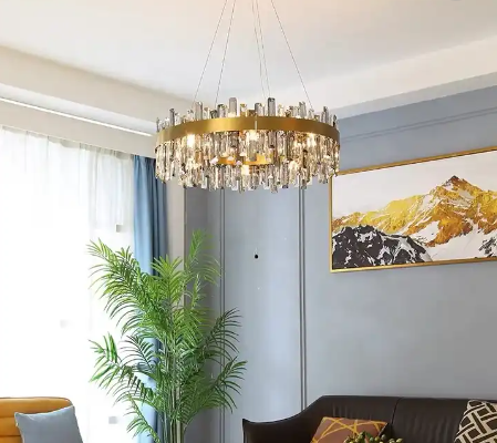 Led Chandelier Living Room Chandeliers Rectangular Kitchen Fixture Frosted Matte Glass Entryway Chandelier