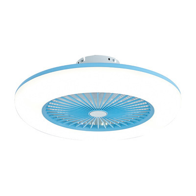 Wholesale Modern Creative Decorative White Cover 220v Led Invisible Blade Ceiling Fan Light With Remote Control Led Light