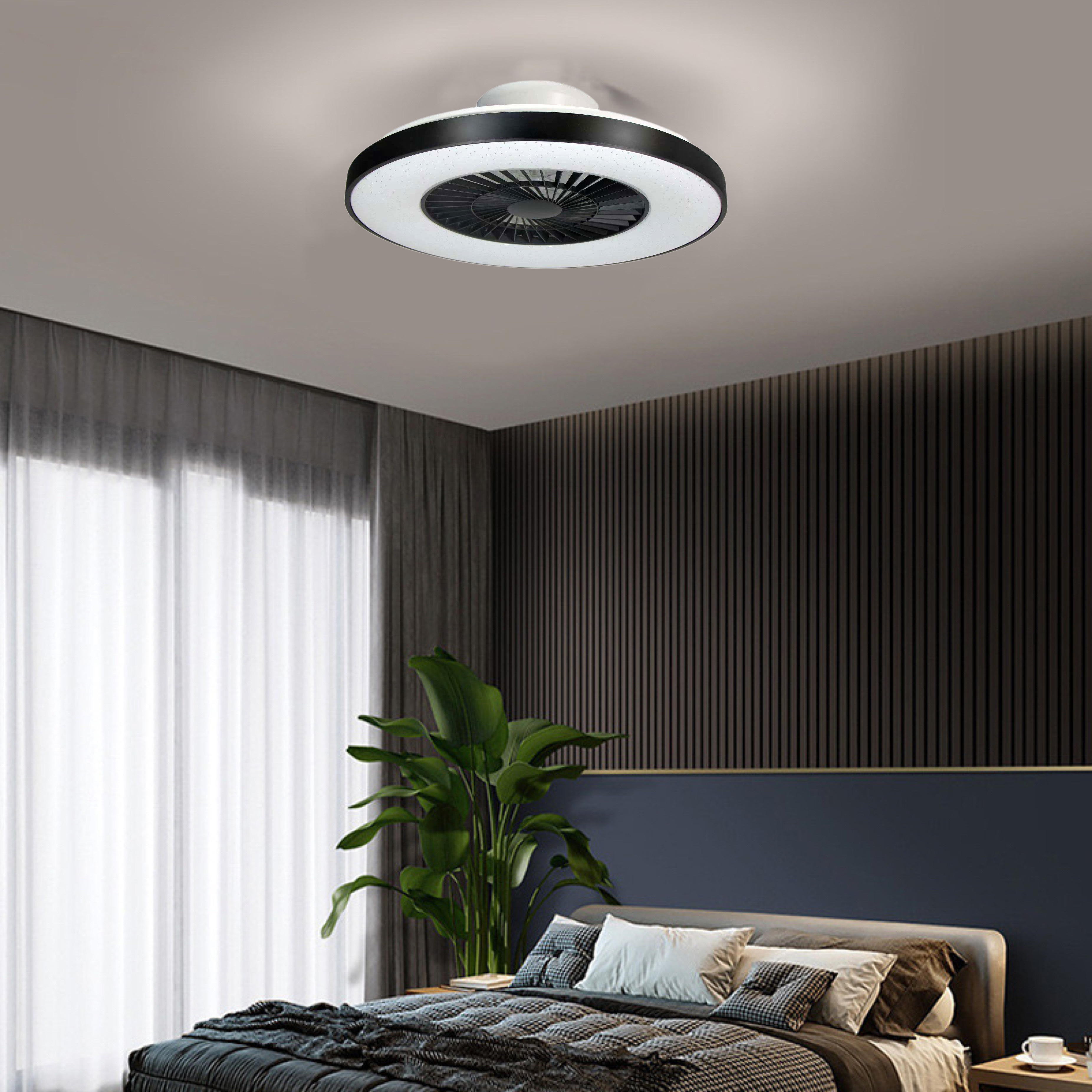 Wholesale High Quality Decorative Lighting Led Outdoor Ceiling Fan Lights With Light And Remote