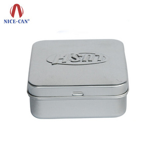 Wholesale Seamless Square Soap Tin Box Customized Design Square Metal Soap Tin Box