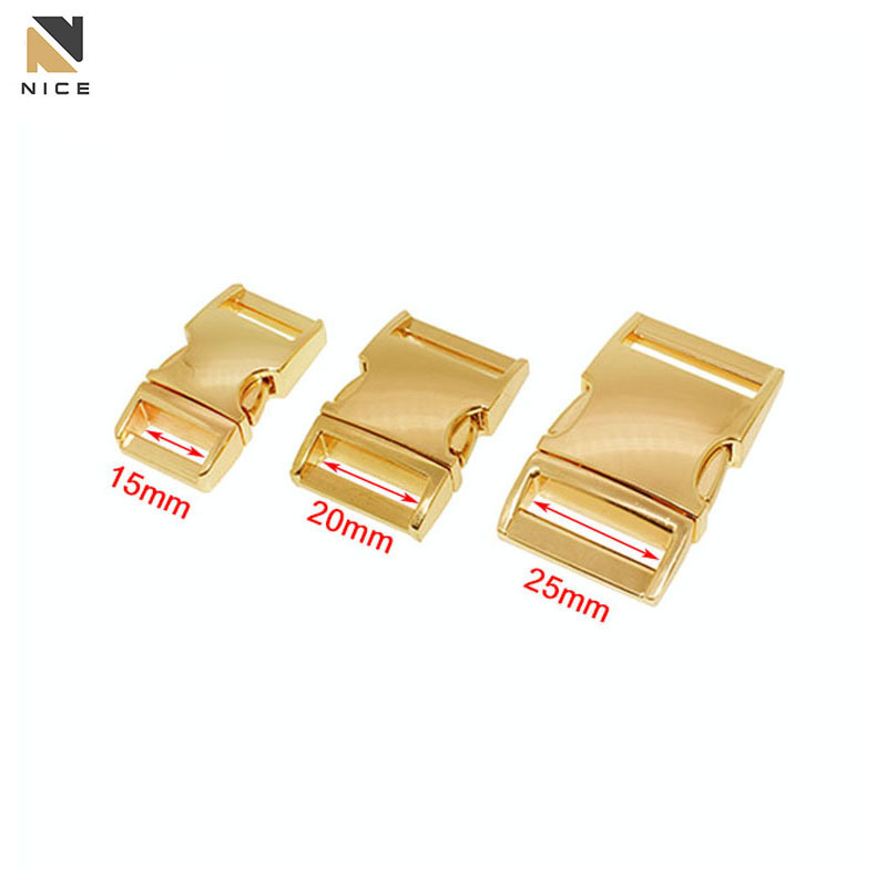 Wholesale Handbag Hardware 25 mm/ 1inch  Dog Collar Metal Buckle Quick Side Release Buckles for Pet Hardware Accessories