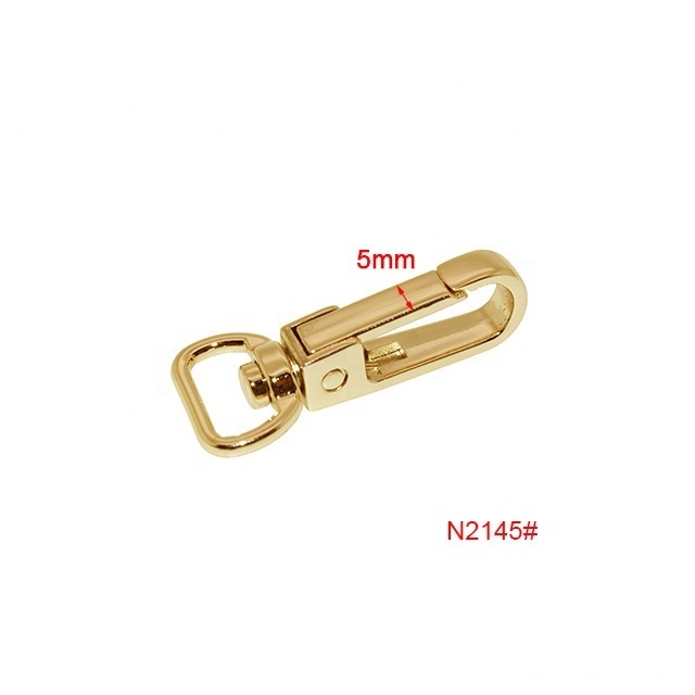 Swivel hook custom durable key chain hook metal pet dog leash hardware clasp metal swivel snap hooks clips bag accessories