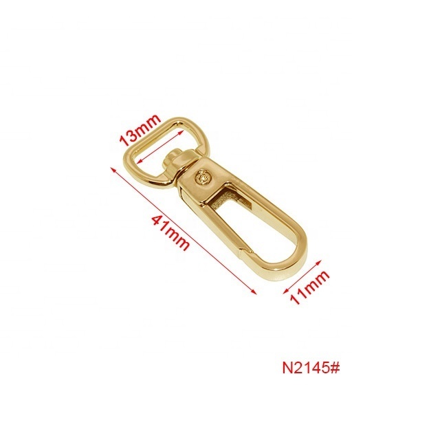 Swivel hook custom durable key chain hook metal pet dog leash hardware clasp metal swivel snap hooks clips bag accessories