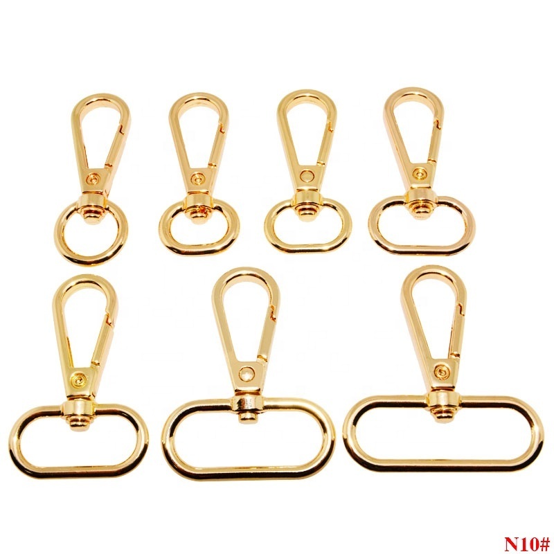 Metal Snap Hook Zinc Alloy Wholesale  Snap Hooks Custom Buckle handbag Hardware Metal Snap Swivel Hook for Bags