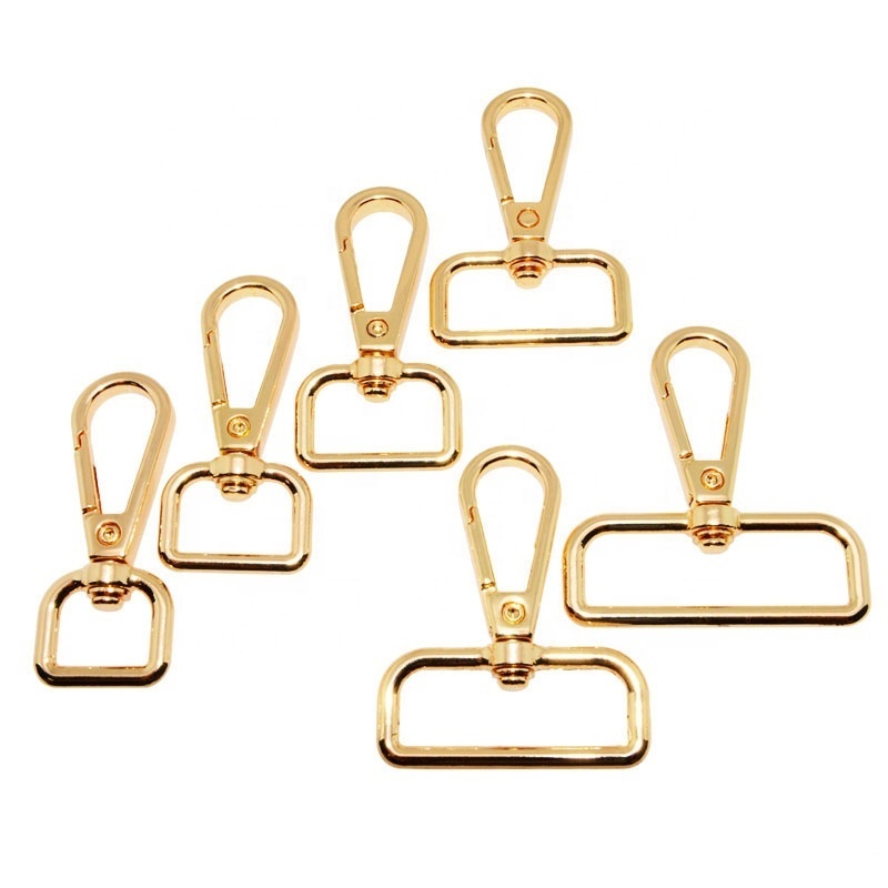 Metal Snap Hook Zinc Alloy Wholesale  Snap Hooks Custom Buckle handbag Hardware Metal Snap Swivel Hook for Bags