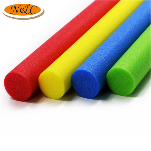 Customized water sports floating epe foam swimming pool noodles