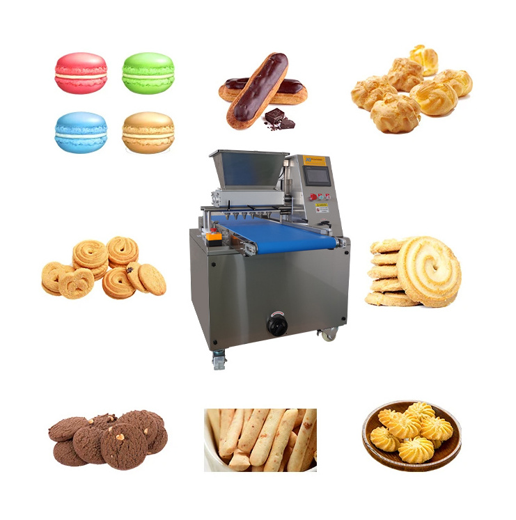 commercial automatic fortune biscuit crispy cookie making dropping depositor filling forming machine