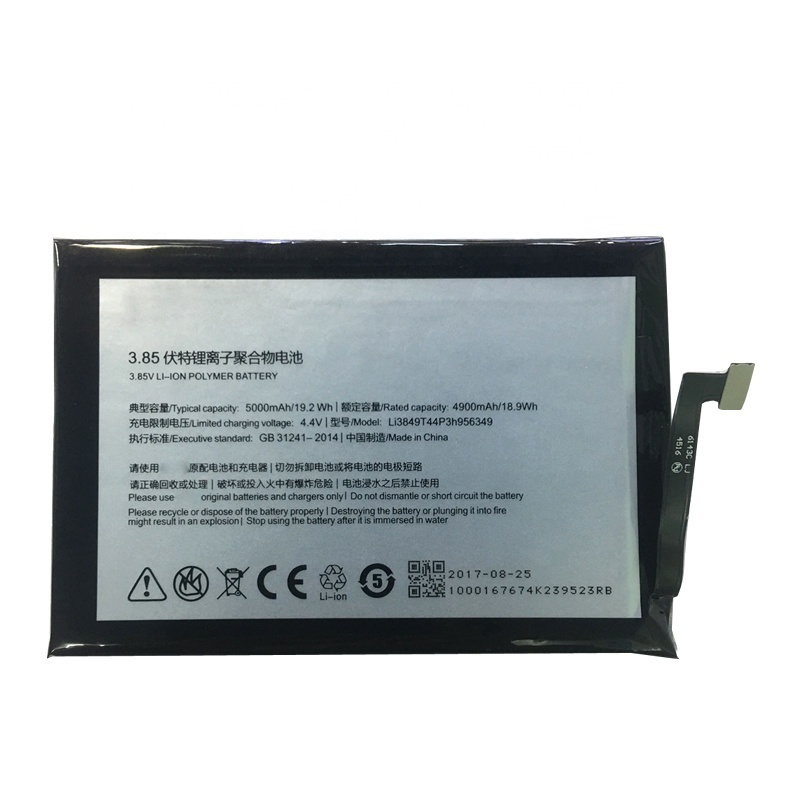 Original Rechargeable 3.85V 5000mAh Li3849T44P3h956349 Mobile Phone Battery For ZTE Nubia N1 NX541J Battery