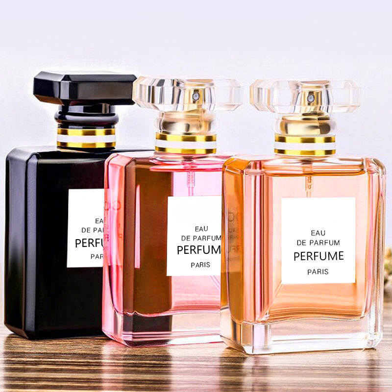 Free Sample perfume bottle with box Glass 30ml 50ml 100ml Luxury Empty Square Spray Bottle Glass Perfume Bottles