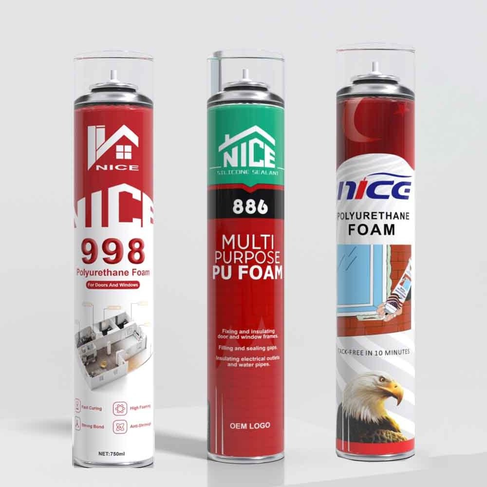 Manufacturer Wholesale Cell Foam Spray 750ml Polyurethane Insulation PU Foam Spray