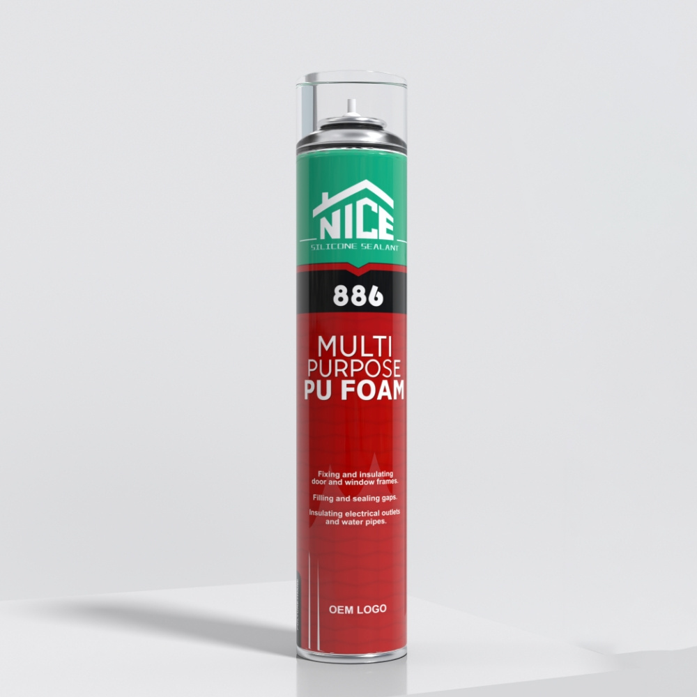 PU FOAM adhesive sealant General waterproof plugging filler for doors and windows Expanded foam adhesive foaming agent