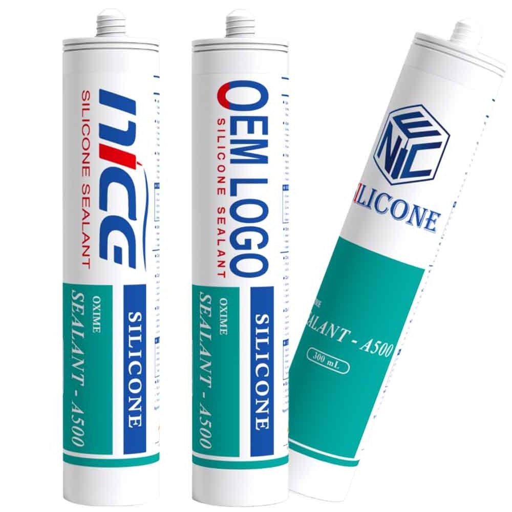 Neutral silicone sealant used for waterproofing and weather resistance of metal door and window sealant