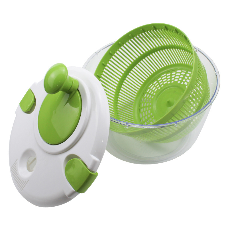 Kitchen Appliance Tools Salad Mixer Plastic Manual Fruit and Vegetable Salad Spinner 5L