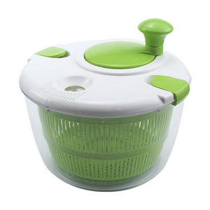 Kitchen Appliance Tools Salad Mixer Plastic Manual Fruit and Vegetable Salad Spinner 5L