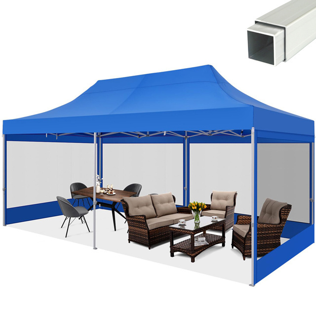 Pop Up Canopy Tent - Easy Setup Outdoor Gazebo, Durable Wedding Event Shelter, Versatile Camping Party Tents with Robust Frame