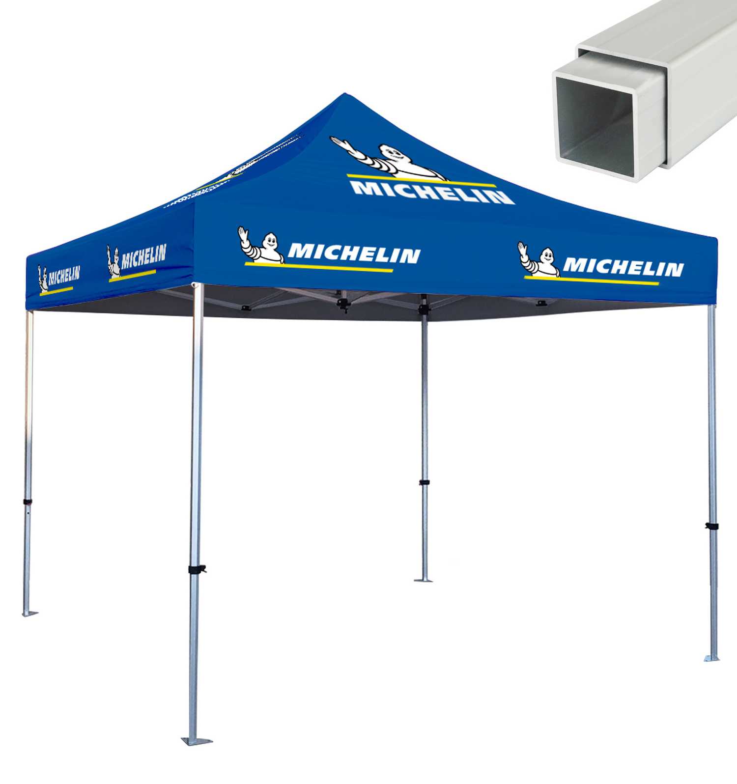 10x10 High-End Pop Up Canopy Tent with Sidewalls , Adjustable Aluminum Frame, Durable Outdoor Shelter for Parties