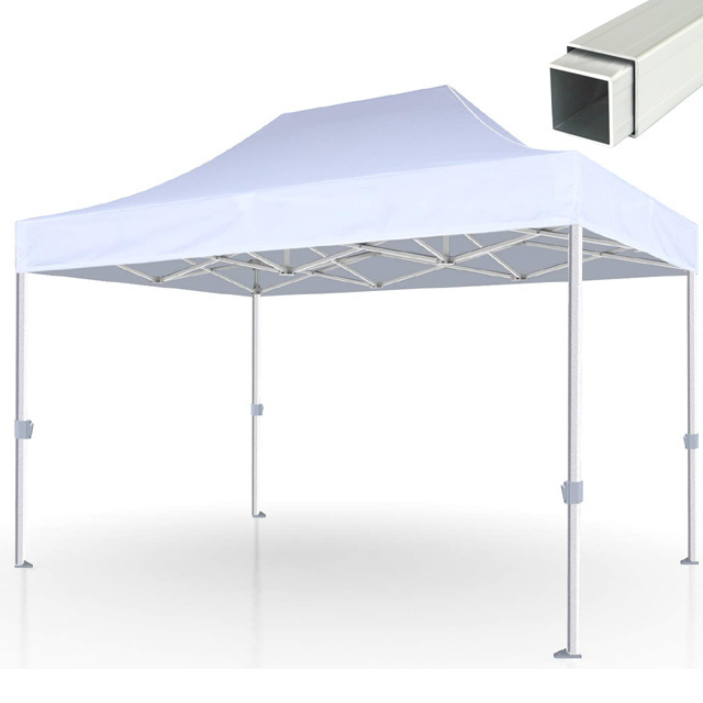 Canopy Pop Up Tent High-End Aluminum Frame 10x15, Sidewalls - Adjustable Height Outdoor Shelter For Parties