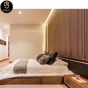 DG Wooden Panels Slats High Quality Interior Decoration Building Materials Hotel Wood Wall Panel