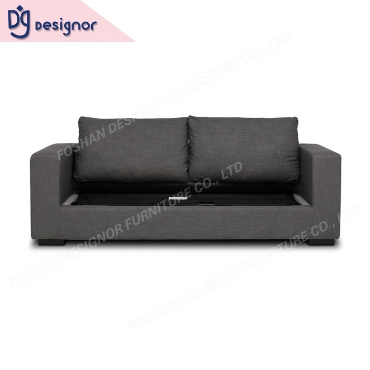 DG Foldable transformer furniture lounge fabric modern design single hotel sofa set cum bed folding couch living room sofa bed