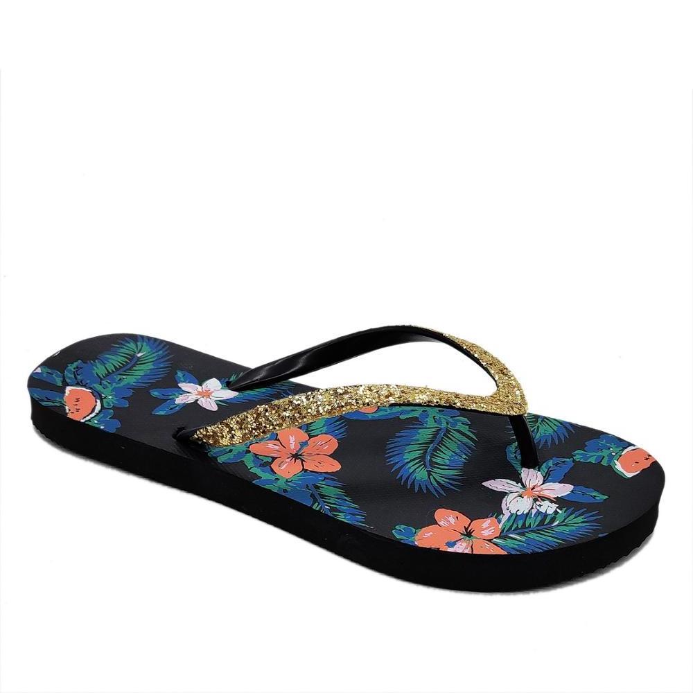 Woman Flip Flop custom Logo Soft Comfortable Rubber Flip Flops