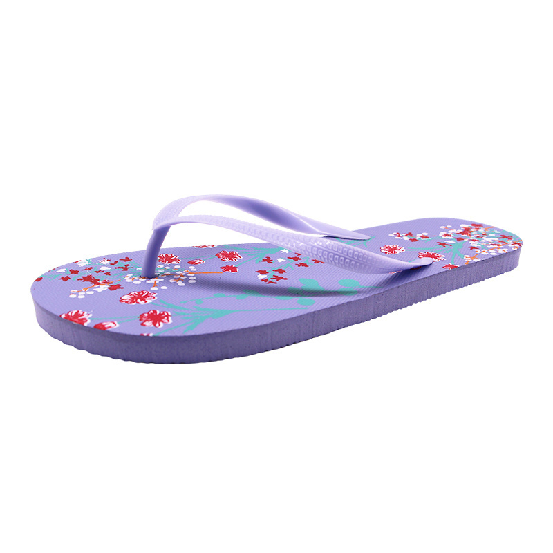 Nicecin Cheap Price Hotel Slippers Personalized Printed Design Women Bathroom Slippers Outdoor Beach Wholesale Flip Flops