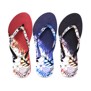 Nicecin Wholesale Flip Flop Rubber Sole Premium Personalized Women Slippers Cartoon Printed Strap Ladies Flip Flop