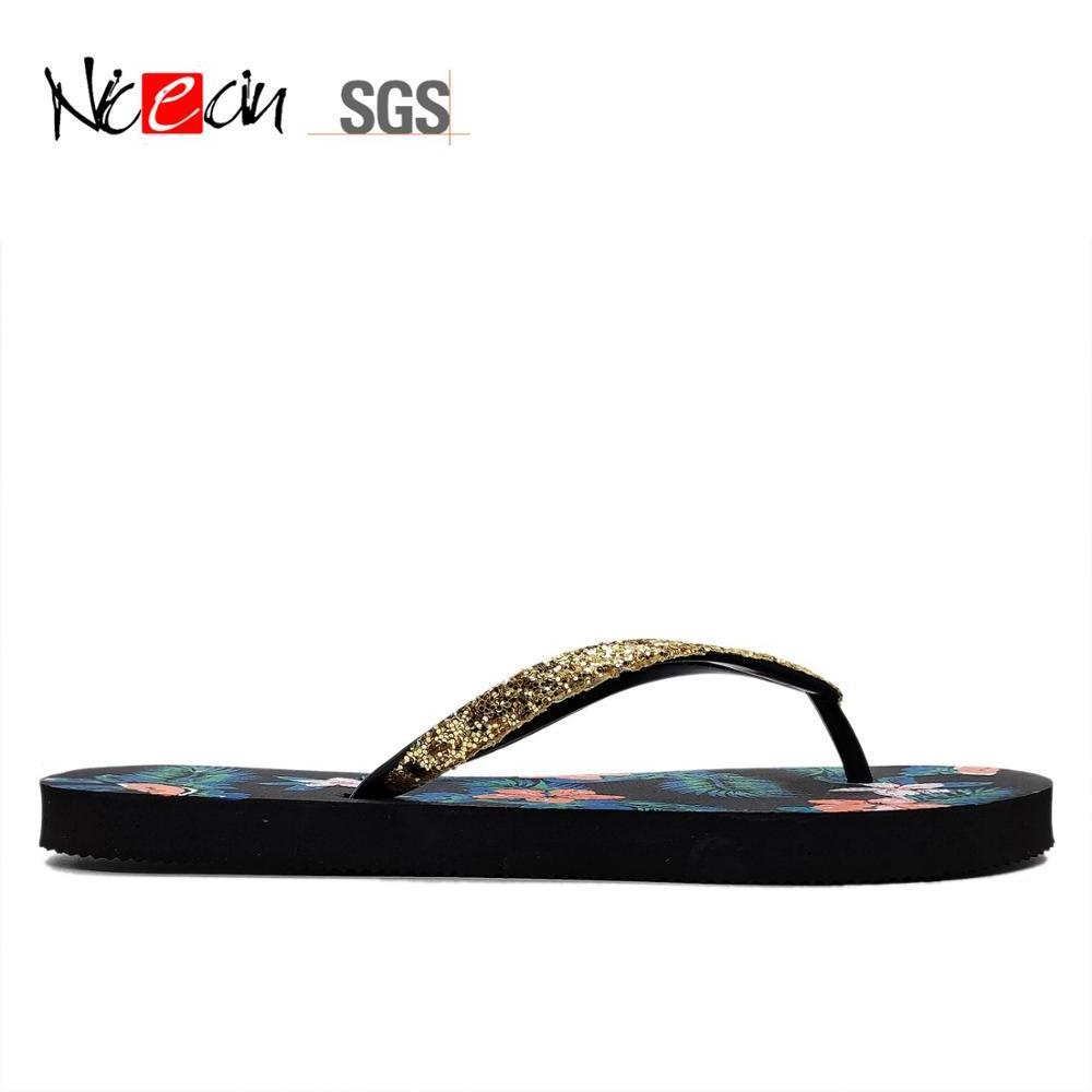 Woman Flip Flop custom Logo Soft Comfortable Rubber Flip Flops