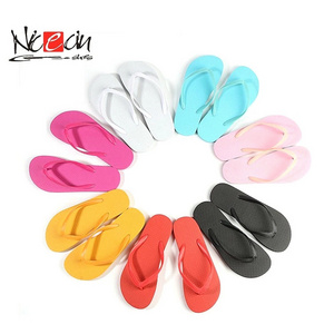 China Cheap Blank Black Rubber Slippers Woman/men/kids Fuzhou slide flip flops