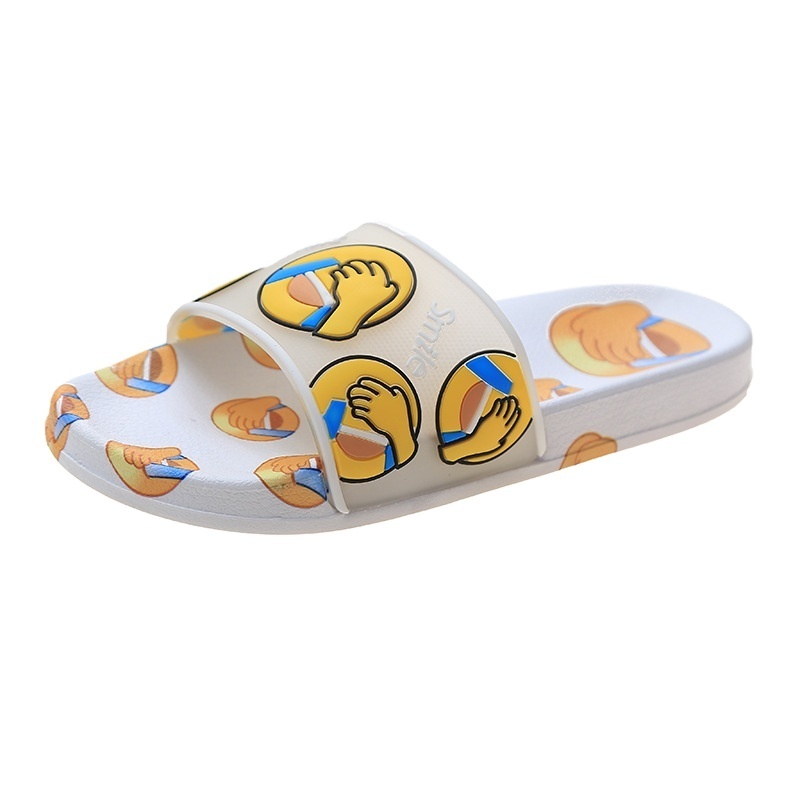 Nicecin Wholesale Women PVC Slippers Slides for Women Men Customized Cartoon Black Bathroom Slide Slipper Factory Price