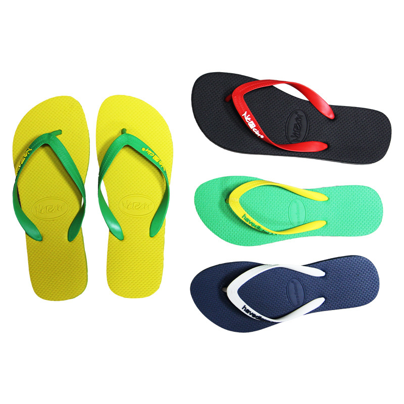 China Cheap Blank Black Rubber Slippers Woman/men/kids Fuzhou slide flip flops