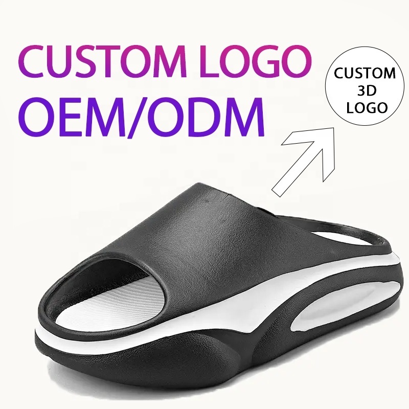 Outsole EVA Air Cushion Custom Men OEM Slides Slippers Mens Sport Slides Slippers Sandals for Man for Women