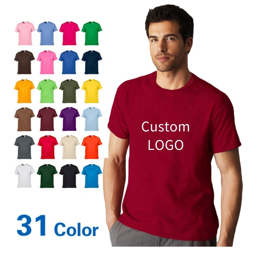 Wholesale 100% Cotton High Quality Custom Men's T-Shirt Graphic Tees Women Oversize White men t shirt