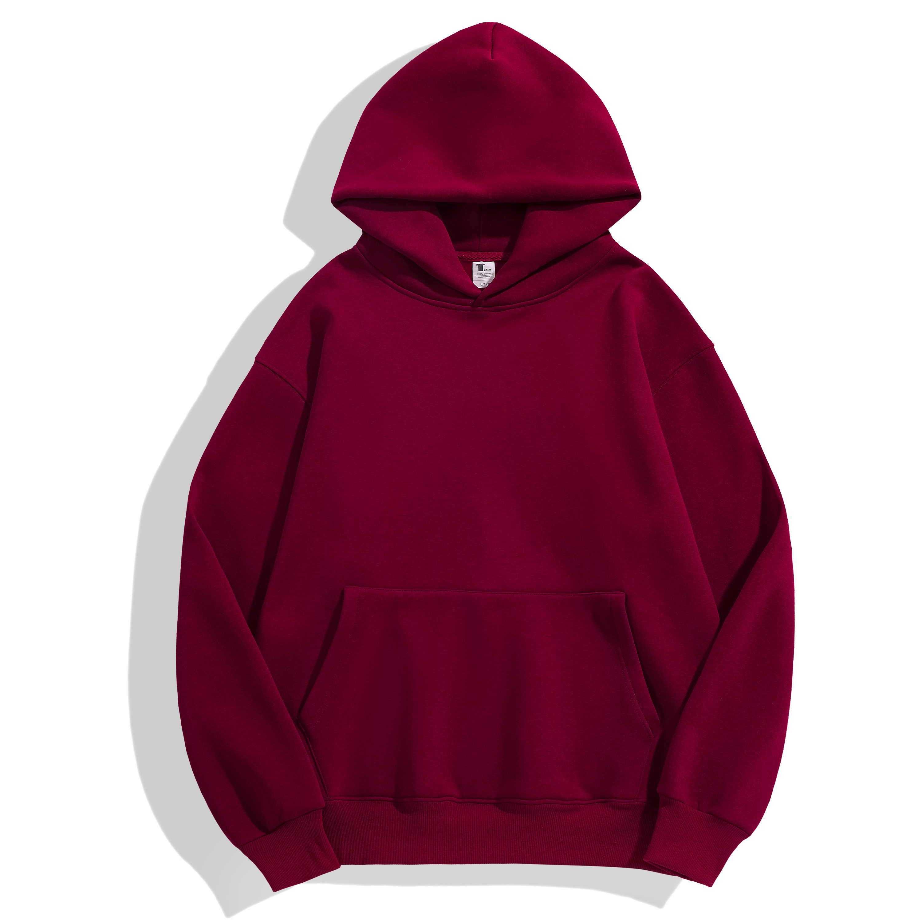 Nice Youpin Hot Sale Oversized 350gsm 20 Colors Sweatshirts Hoodies Plain Custom Heat Press Logo Cotton Boxy Hoodie For Men