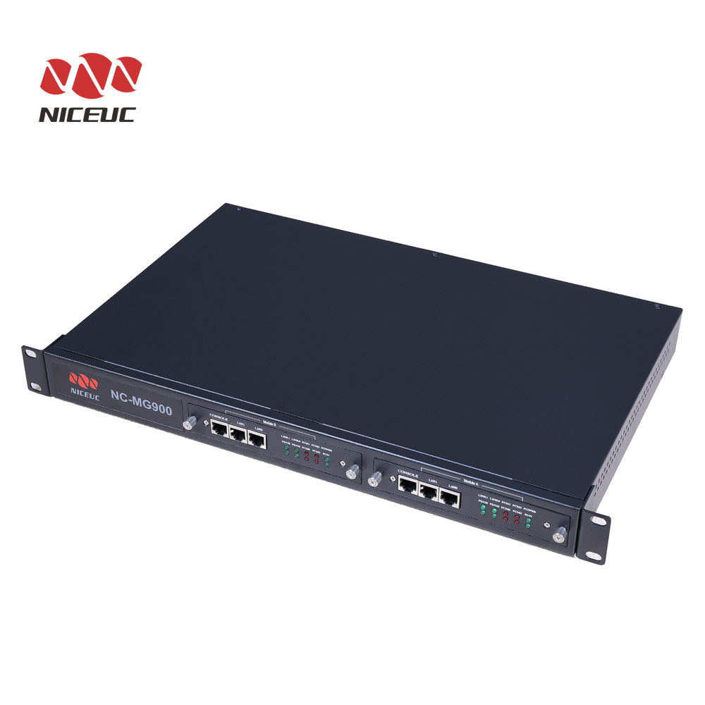 ISDN E1 VoIP Media Gateway NC-MG900 with ISDN PRI/R2/CAS/Q.SIG/SS7/V5.2/DPNSS to SIP