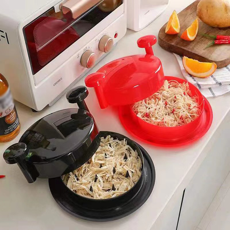 Meat Twist Shredding Machine Non-Slip Base Handle Chicken Grinder Chicken Breast Shredder Tool With Removable Plate