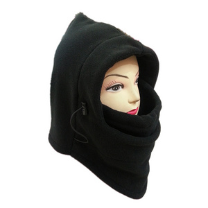 Windproof Polar fleece balaclava for winter Multifunctional hats and neck warmer