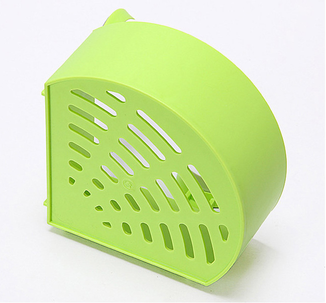 Suction Cup Plastic Wall Mounted Bathroom Shelf Hanging Corner Bathroom Triangle Shelves