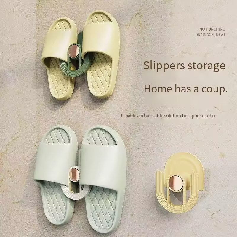 Hot Selling Simple Style Bathroom Wall Mounted Shoes Rack Custom Slippers Holder Storage Racks