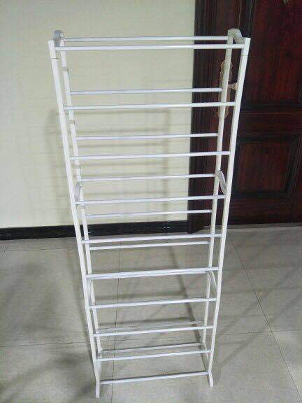 Space Saving 10 Tiers Adjustable Detachable shoe rack Shoe Display Rack