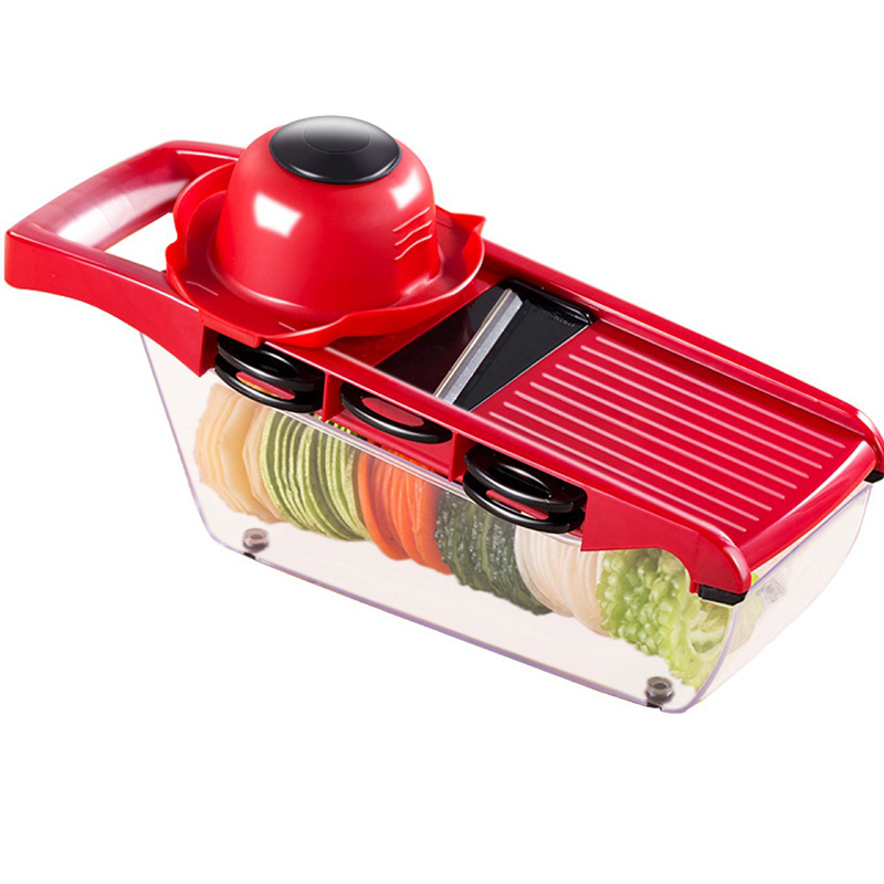 Multifunctional Vegetable Cutter With Container Shredder Veggie Slicer Vegetable Chopper Lemon Slicer